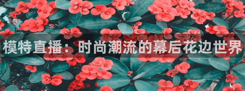 咪咕视频免费版：模特直播：时尚潮流的幕后花边世界